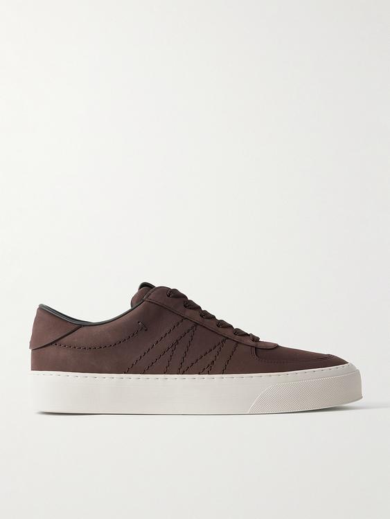 Dark brown sneakers from Moncler