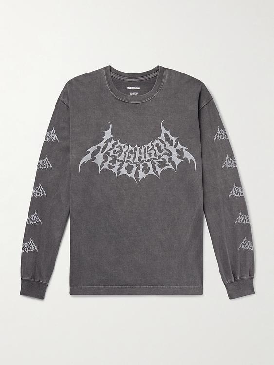 Print grey sweatshirt from Neighborhood