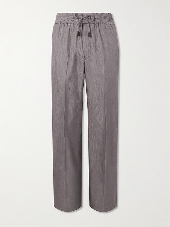 Grey casual trousers from Brioni