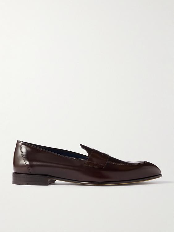 Dark brown loafers from Brioni
