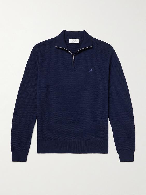 Dark blue half-zip from Mr P.
