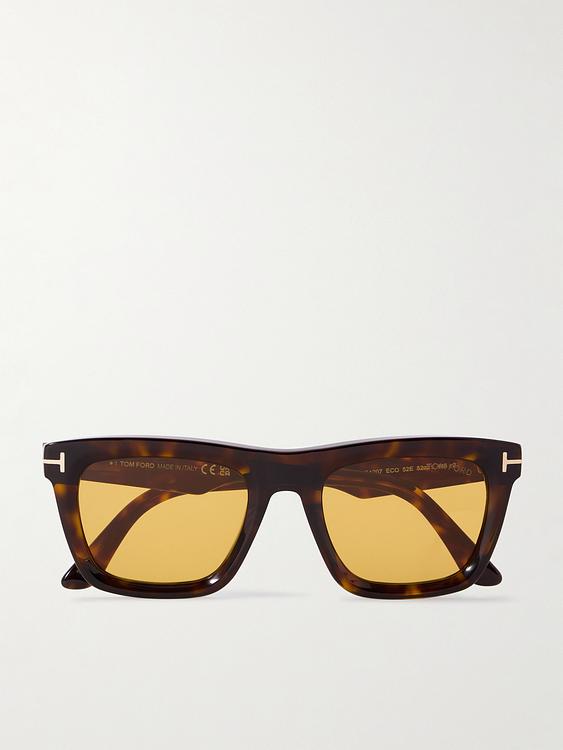 Dark brown d-frame sunglasses from Tom Ford