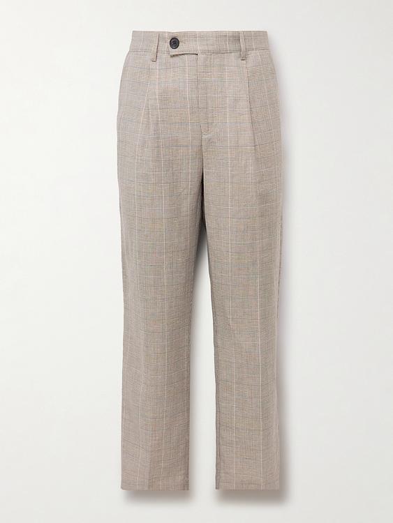 Grey linen trousers from Corridor