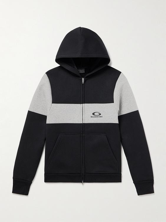 Black hooded sweatshirt from Balenciaga