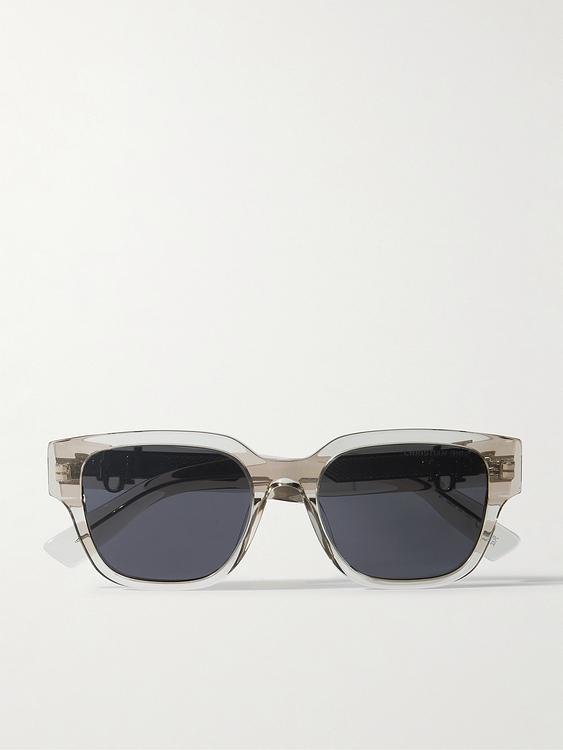 Grey d-frame sunglasses from Dior Eyewear