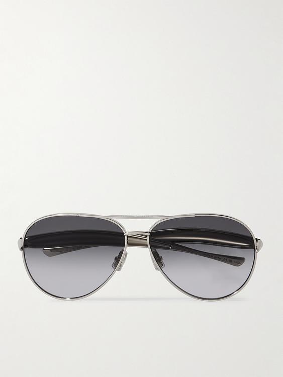 Multicolor d-frame sunglasses from Bottega Veneta