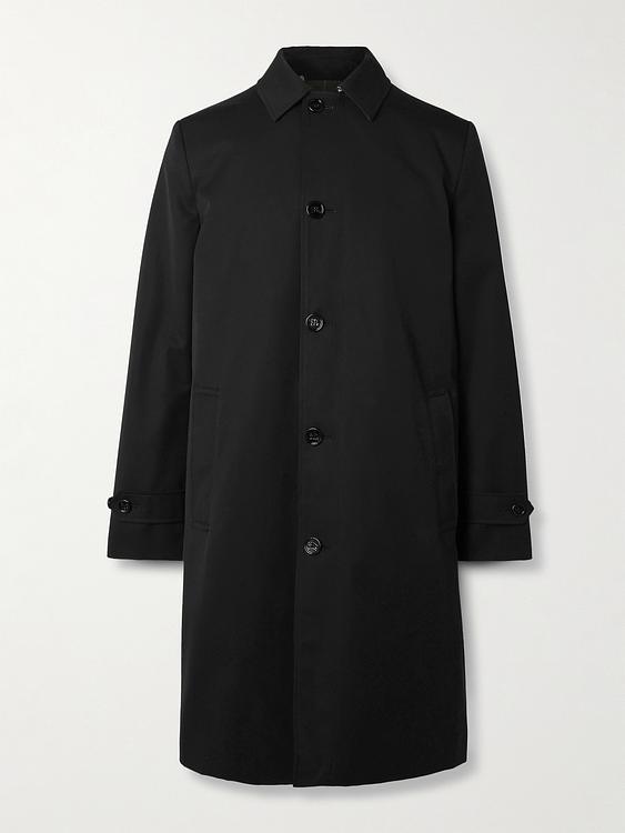 Black coat from Burberry