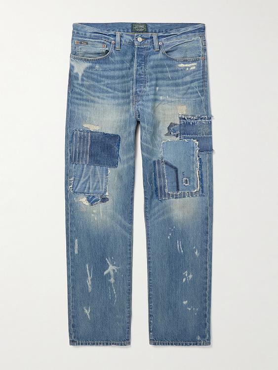 Blue distressed jeans from Polo Ralph Lauren