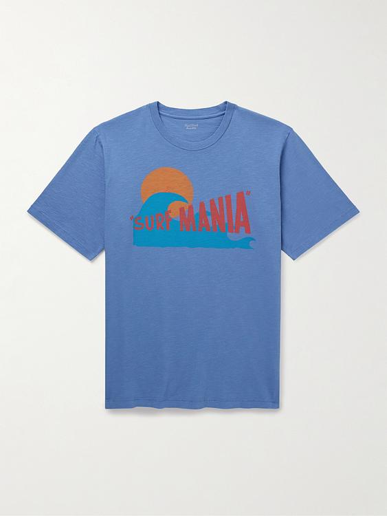 Print blue t-shirt from Hartford