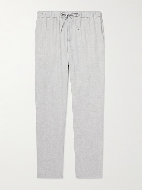 Grey linen trousers from Frescobol Carioca