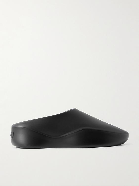 Black slippers from Fear Of God