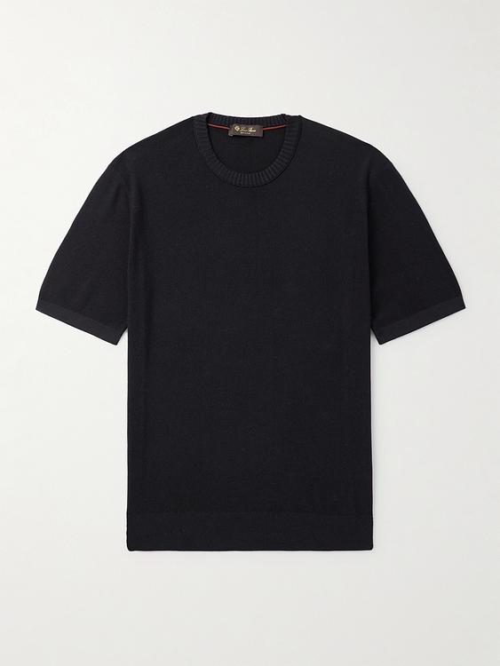 Black t-shirt from Loro Piana