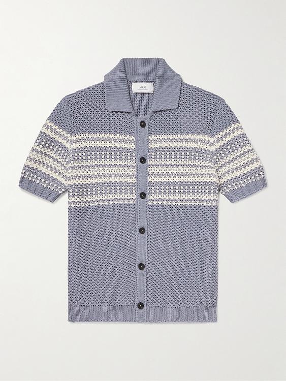 Light blue short sleeve shirt from Mr P.