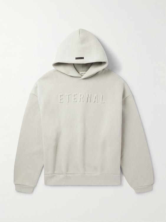 Print white hooded sweatshirt from Fear Of God