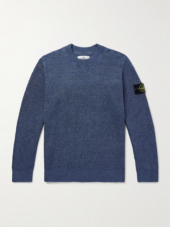 Dark blue sweater from Stone Island