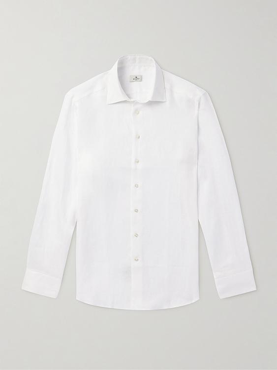 White linen shirt from Etro