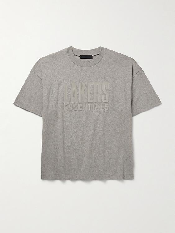 Print grey t-shirt from Fear Of God Essentials