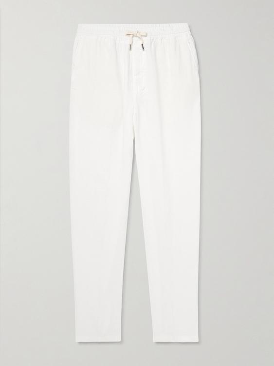 White linen trousers from Altea