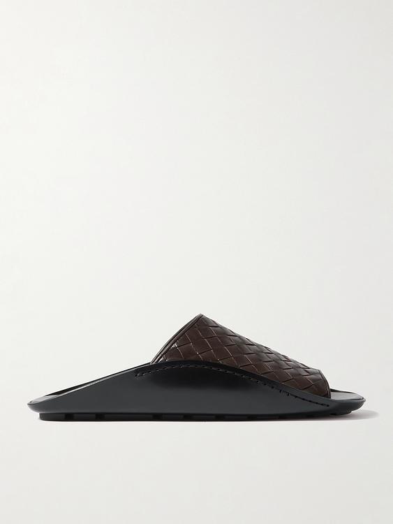 Dark grey slippers from Bottega Veneta