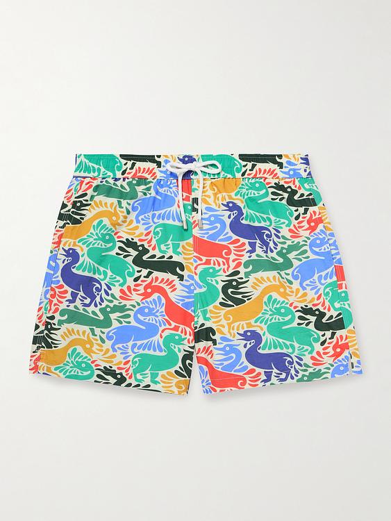Multicolor swim shorts from Drake's