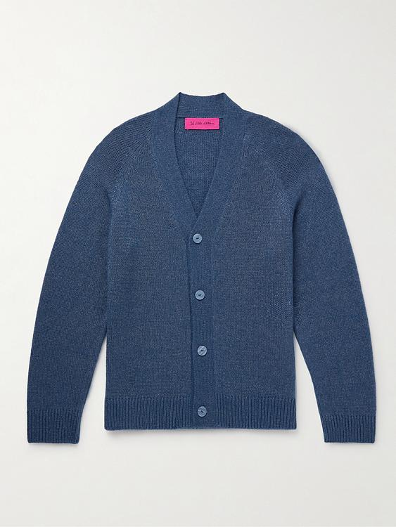 Dark blue cardigan from The Elder Statesman