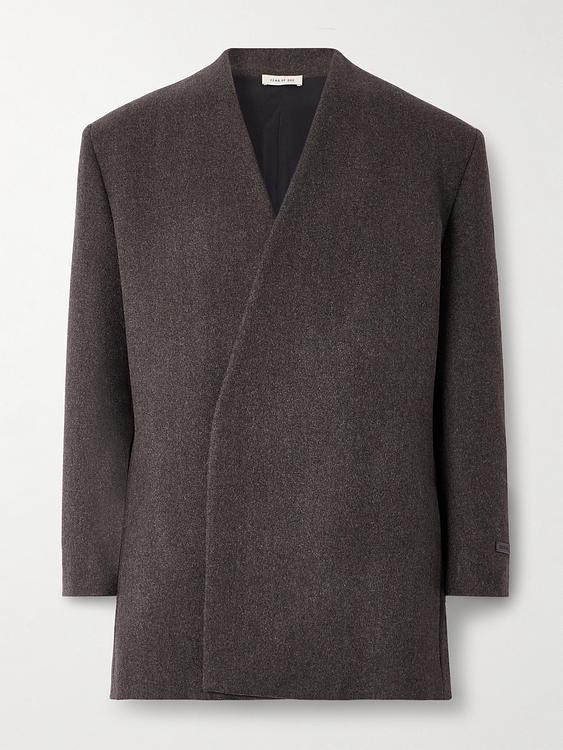 Black double-breasted blazer from Fear Of God