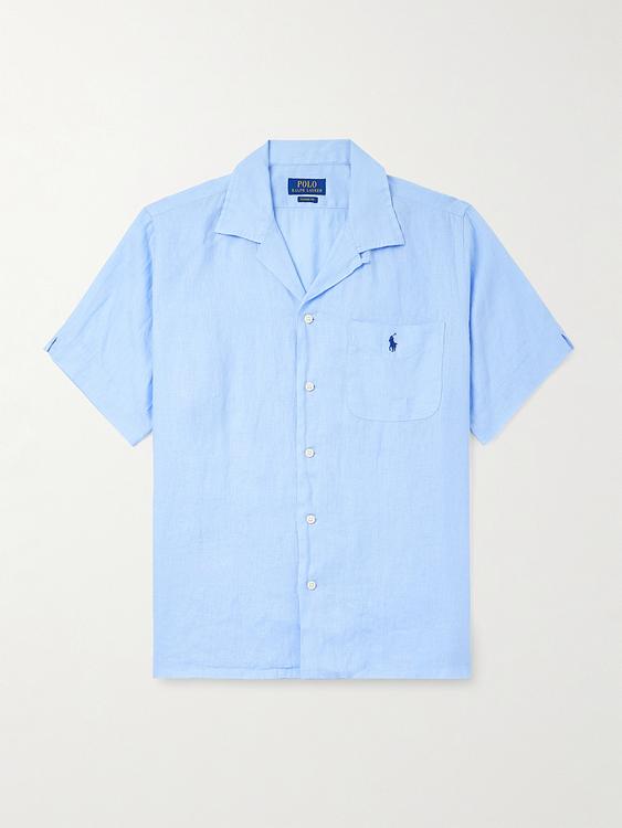 Light blue short sleeve polo shirt from Polo Ralph Lauren