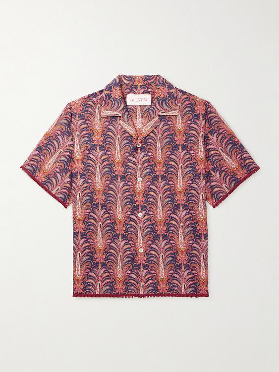 Multicolor short sleeve shirt from Valentino Garavani