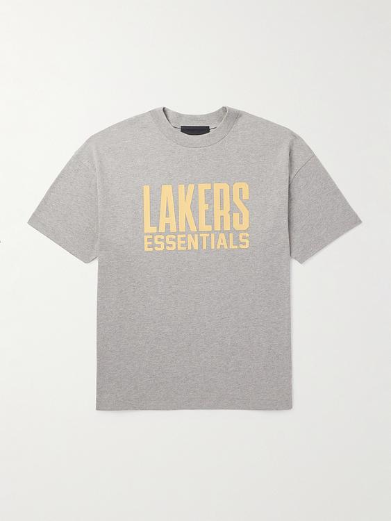 Print grey t-shirt from Fear Of God Essentials