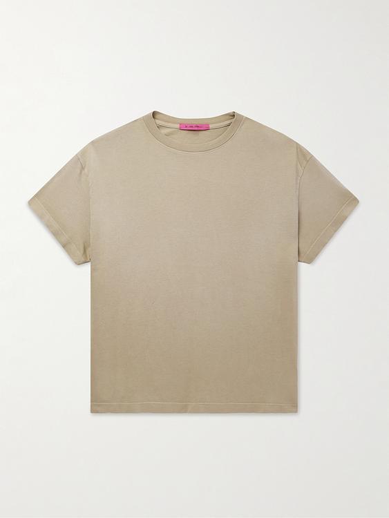 Taupe t-shirt from The Elder Statesman
