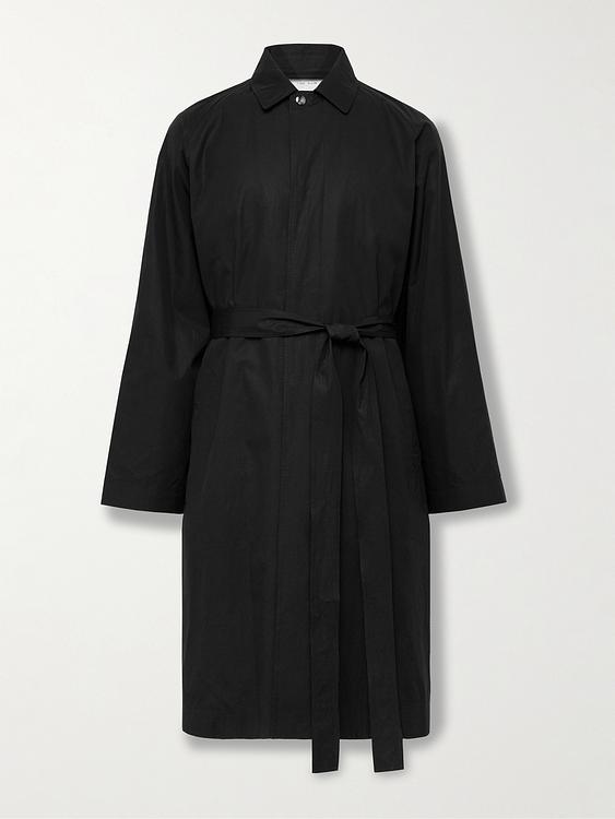 Black trench coat from The Row