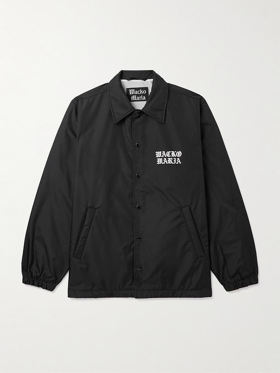 Print black casual jacket from Wacko Maria