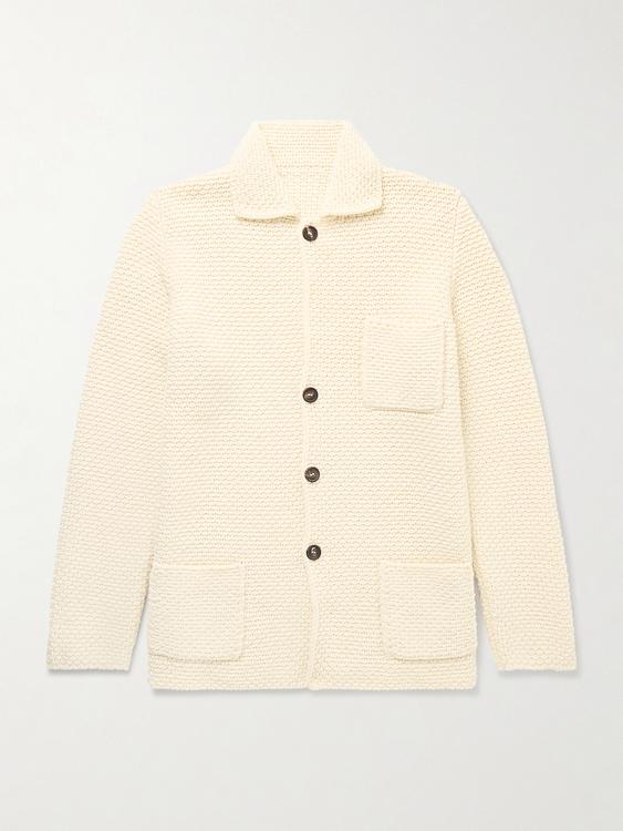 White overshirt from Anderson & Sheppard