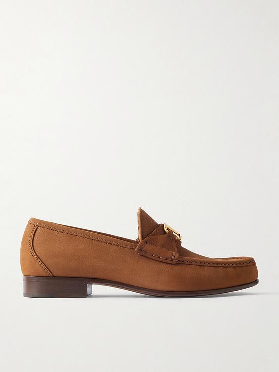 Brown loafers from Valentino Garavani