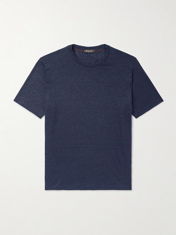 Dark blue t-shirt from Loro Piana