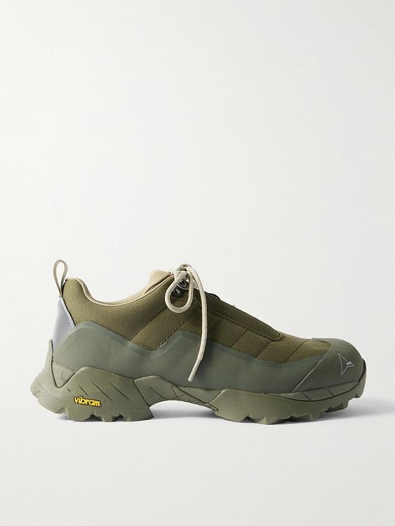 Dark green sneakers from ROA