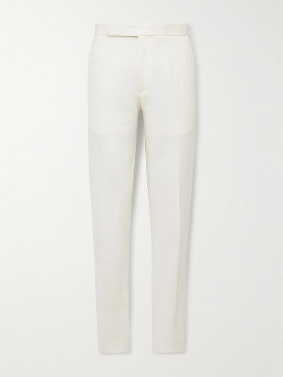 White formal trousers from Ralph Lauren Purple Label