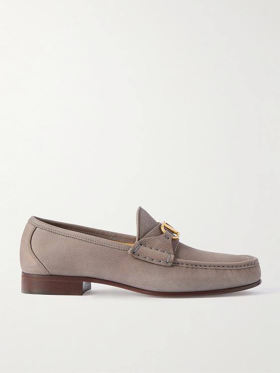 Grey loafers from Valentino Garavani