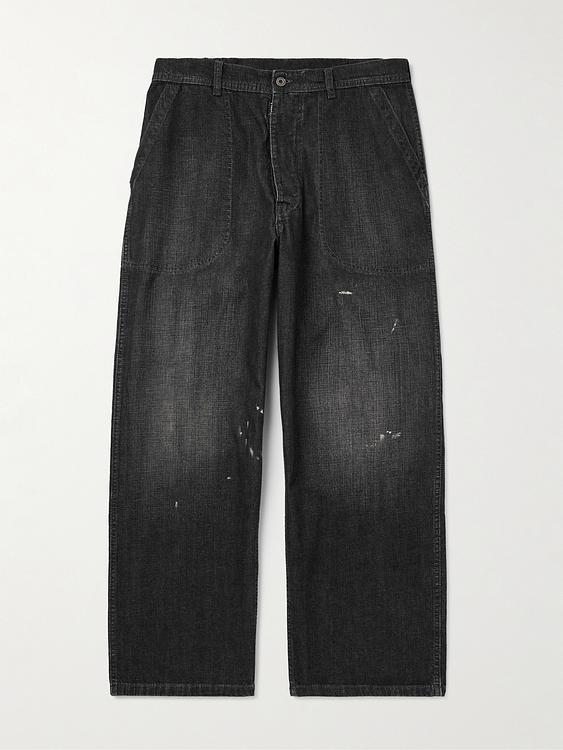Black jeans from Maison Margiela