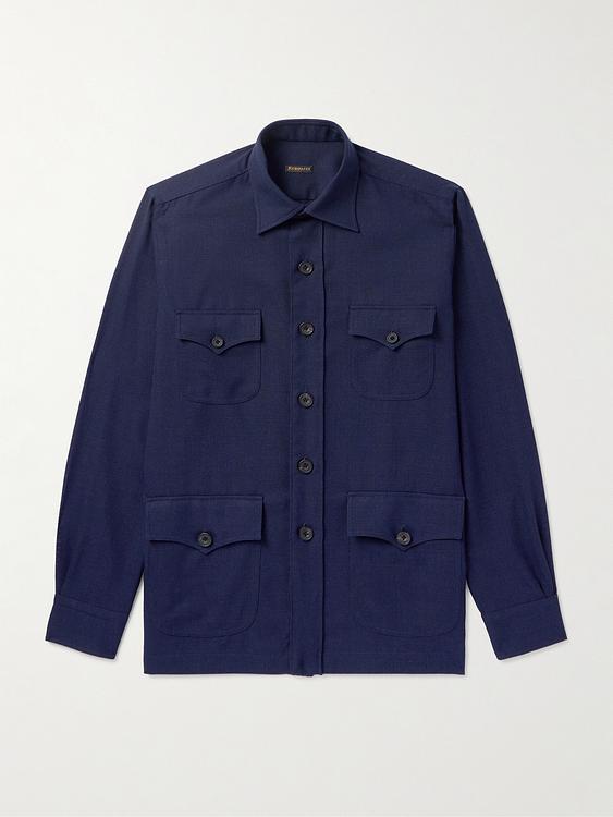 Dark blue casual jacket from Rubinacci