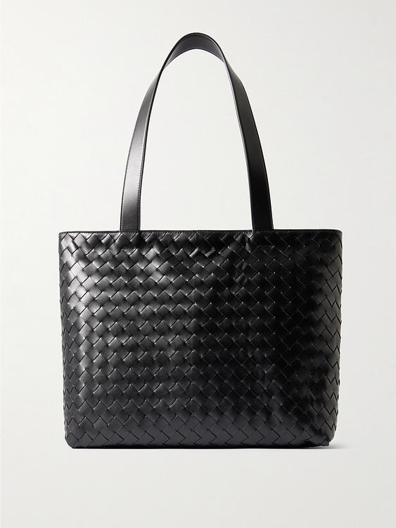 Black tote bag from Bottega Veneta
