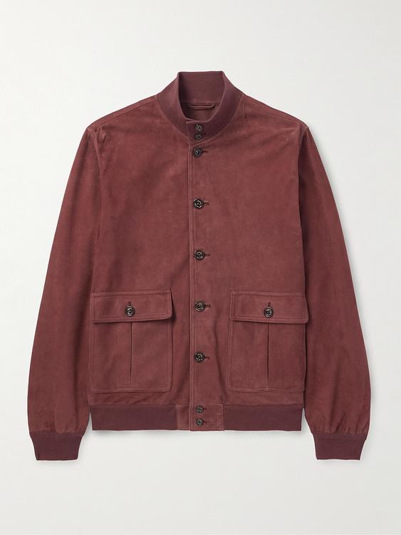 Purple leather jacket from Valstar