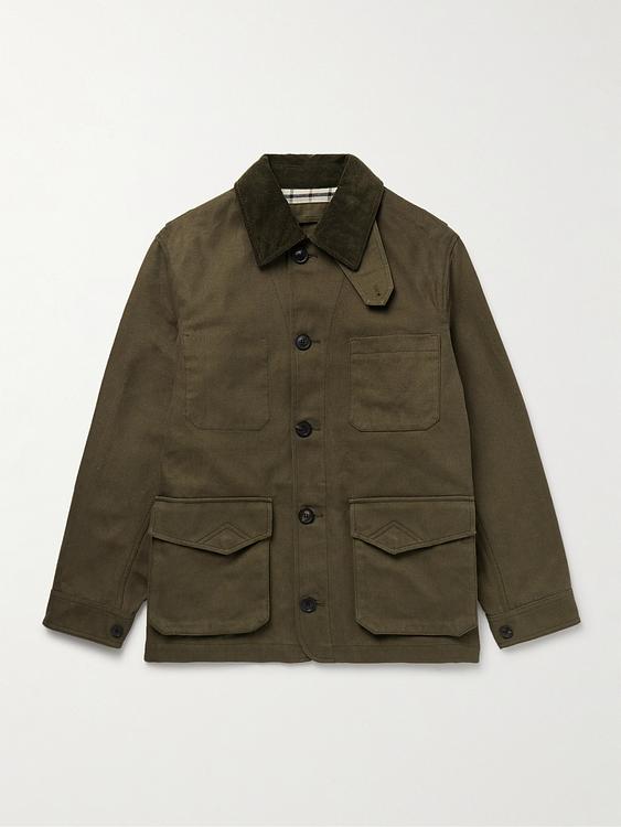 Dark green casual jacket from Purdey