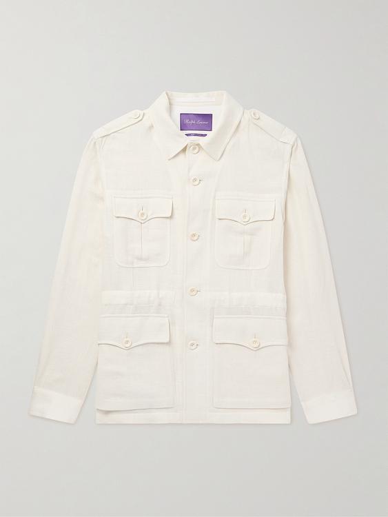 White overshirt from Ralph Lauren Purple Label