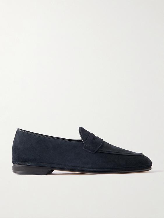 Black loafers from Rubinacci