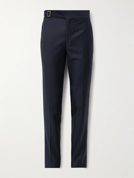 Black suit trousers from Rubinacci