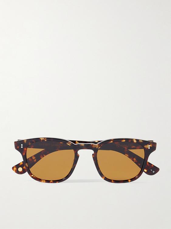Multicolor d-frame sunglasses from Garrett Leight California Optical