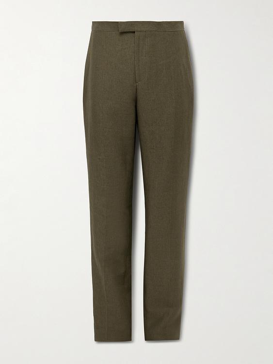 Dark green formal trousers from Favourbrook