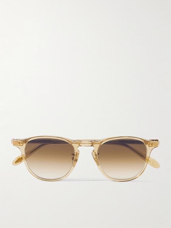 Multicolor d-frame sunglasses from Garrett Leight California Optical