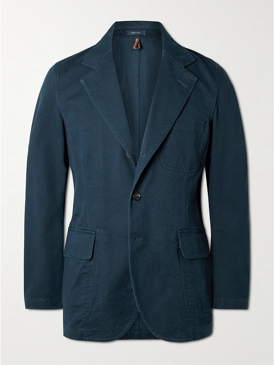 Black suit jacket from Drake's